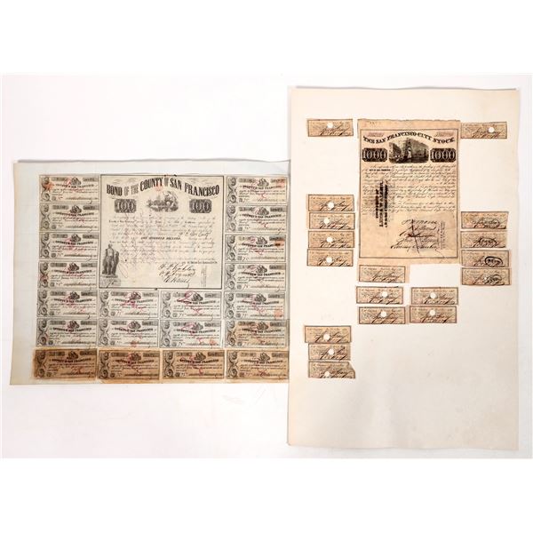 San Francisco City/County Bonds, 1851-1852 [193210]