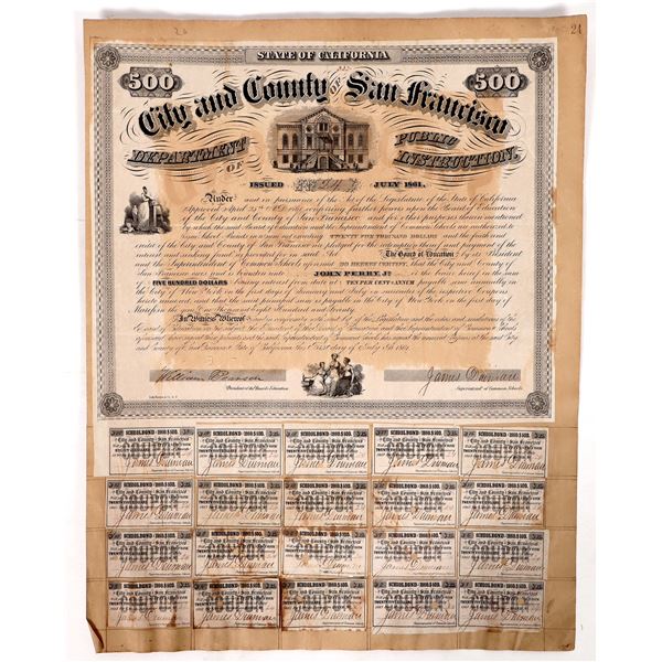 San Francisco City & County Bond, 1861 [193126]