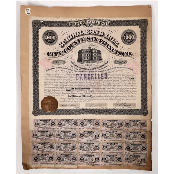 San Francisco School Bond, 1872 [193209]