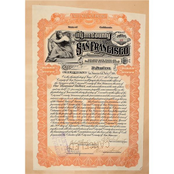 Golden Gate Park Bond, 1904 [193211]