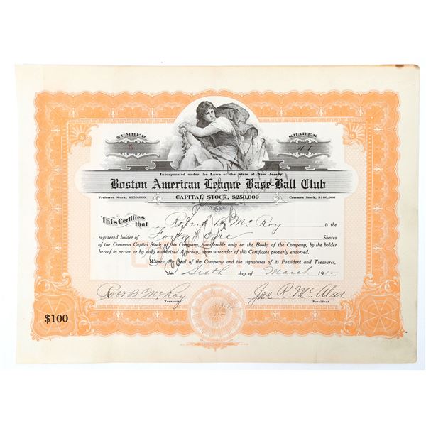 Boston Red Sox Stock #5, 1912 [191149]