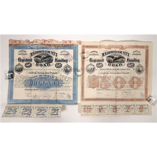 Montana Bond Pair, 1876-81 [193087]