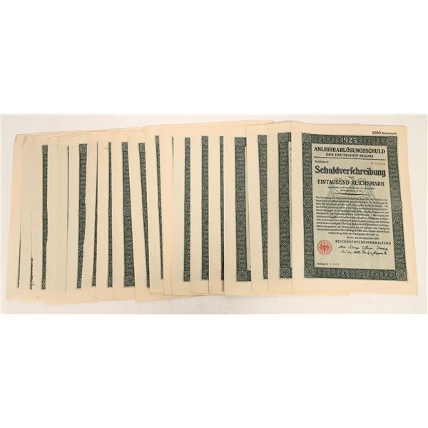 German Empire 1000 Reichsmark Bonds [183518]