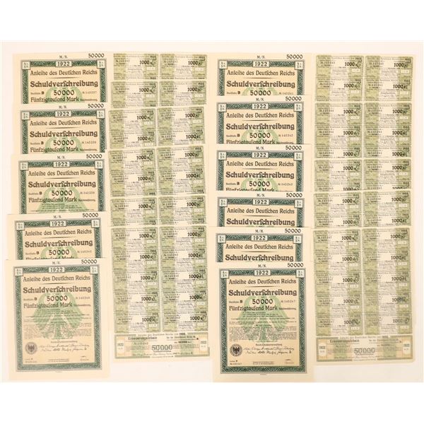 German Reich Bonds 1922 [183523]