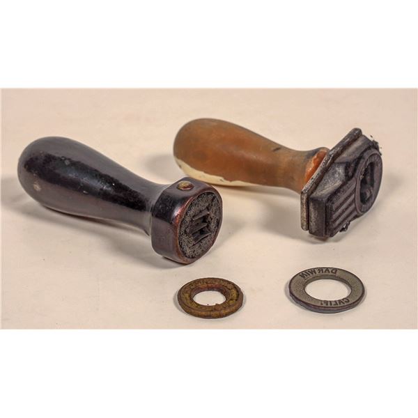 Darwin, California Postal Hand Cancel Devices [193551]