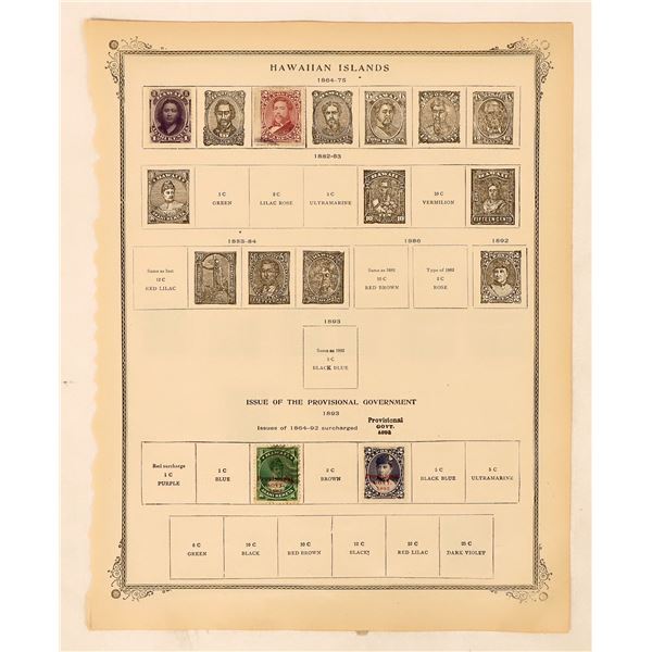 Postage Stamps - Hawaiian Islands (8) [190832]