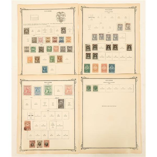 Postage Stamps - Ecuador (58) c1872-99 [190828]