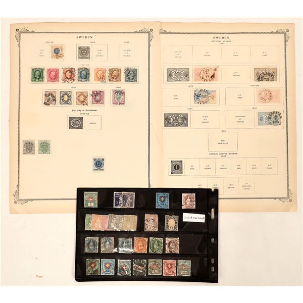 Postage Stamps - Sweden, Switzerland (55) [191059]