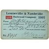 Image 1 : Louisville & Nashville Railroad Pass 1902 [193493]
