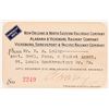 Image 1 : New Orleans & North Eastern Railroad Company Pass 1905 [193485]