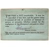 Image 2 : Canadian Pacific RWY Co Pass 1924 [193470]