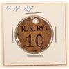 Image 1 : Northern Nevada Railway Luggage Tag EXTRA RARE [191330]