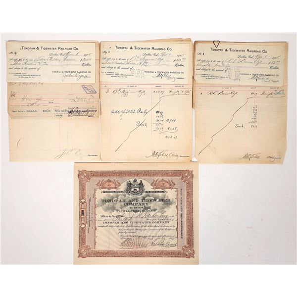 Tonopah & Tidewater RR Ephemera (12) [193338]