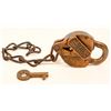 Image 1 : Chesapeake & Ohio RR Lock and Key [191320]