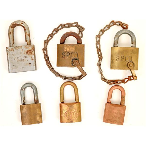 Southern Pacific Railroad 'Signal' Locks (6) [191218]