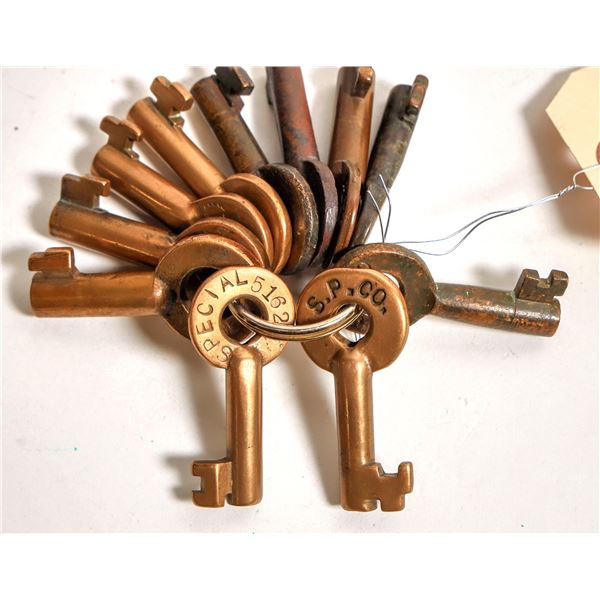 Southern Pacific Railroad Keys (11) [191202]