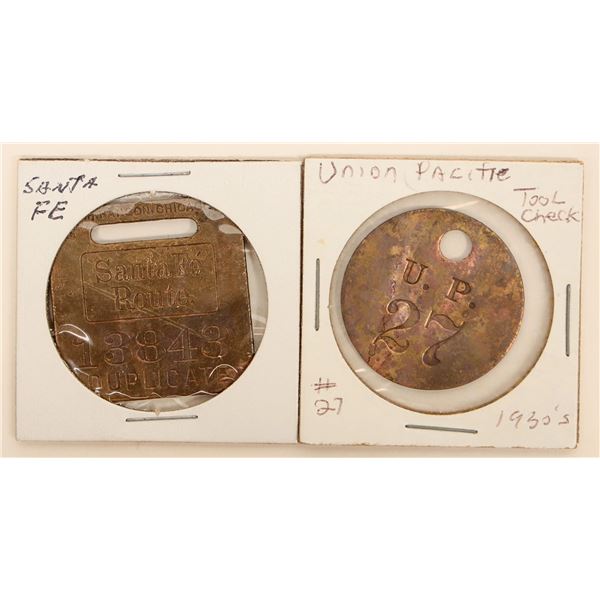 Luggage Tags for Union Pacific RR (2) [191336]
