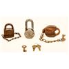 Image 1 : Three Railroad Padlocks [191322]