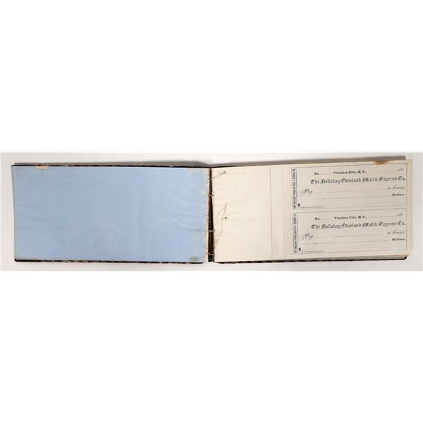 Holladay Overland Mail & Express Check Book [193088]