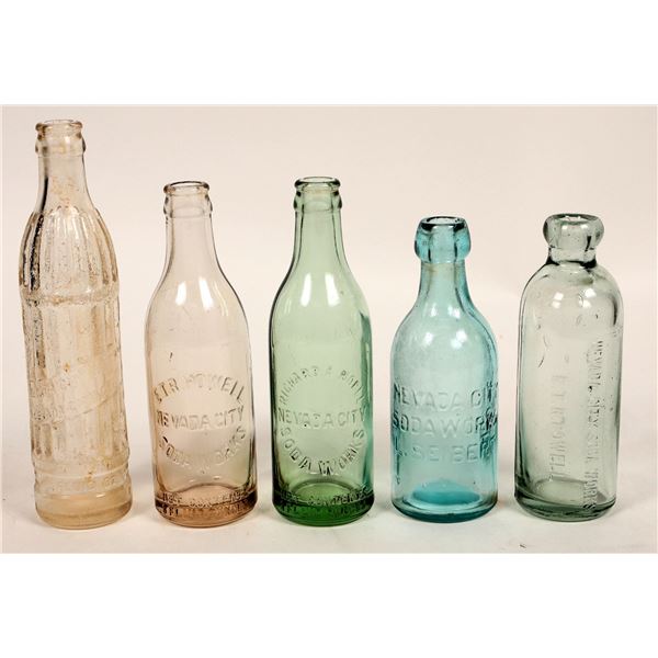 Nevada City  Soda Works Bottles (5) [191778]