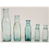 Image 1 : Pickle Bottles, Graduated Group, Aqua, Antique [191610]