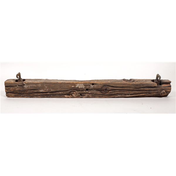 Ram's Horn Insulators, Original Wood, c. 1860s-1870s [193620]