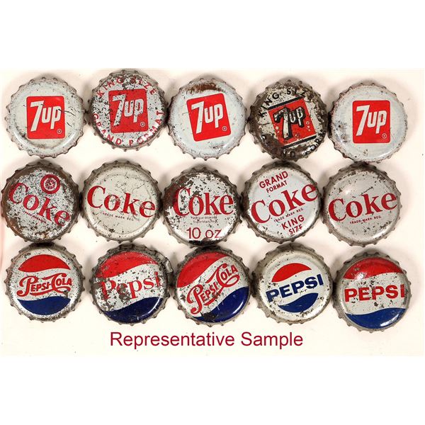 Pepsi, Coke, 7 UP Crown Cap Collection, 500 [193095]