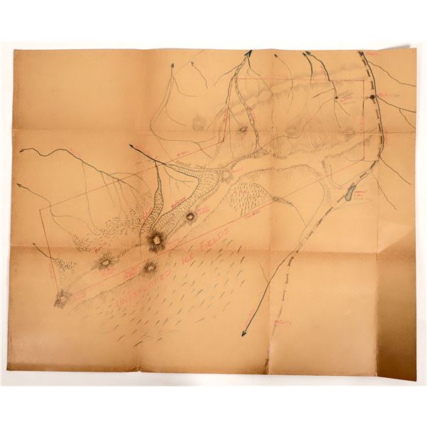 Alaska Hand Drawn Map [191856]