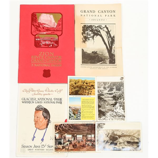 National Park Booklets and Postcards (3) c1935 [190303]