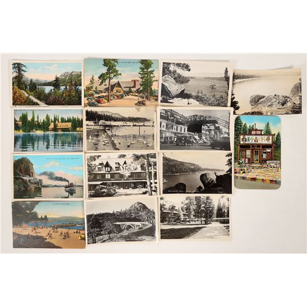 Historical Tahoe Area Postcards, c1930s-40s. [191566]