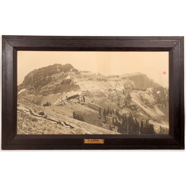 Marble Mountain Siskiyou County Framed Antique Photograph [190075]