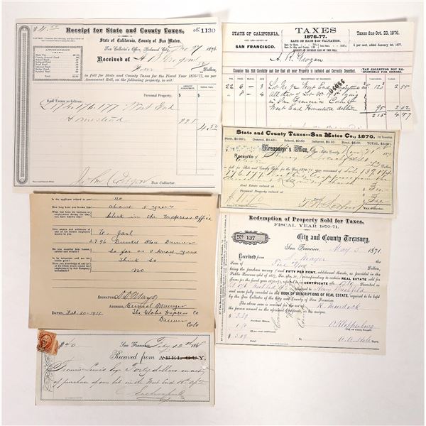 Northern California Tax  Statements, 6, 1868-1911 [190778]