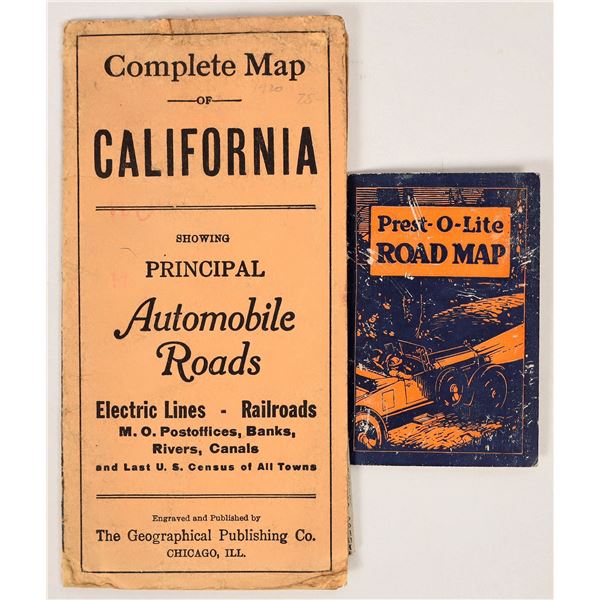 California and Montana Folding Pocket Maps [192032]