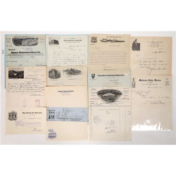 California Letterheads (10) [192369]