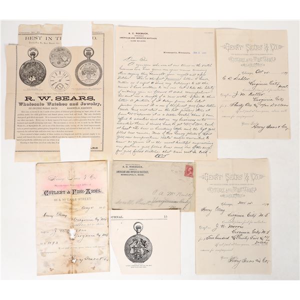 A.C. Roebuck Signed Letter, Founder of Sears & Roebuck, 1892 [193623]