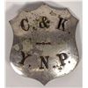 Image 1 : Yellowstone National Park Concessions Badge, c1915 [193566]