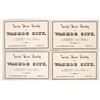 Image 1 : Washoe City Leap Year Party 1884 Tickets, 4 [192066]