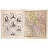Image 2 : Maps of California and Nevada c. 1880's [191745]