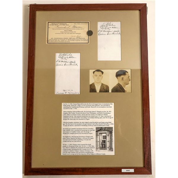 Hanging Invitation + Mugshot, Ephemera, 1931 [190757]