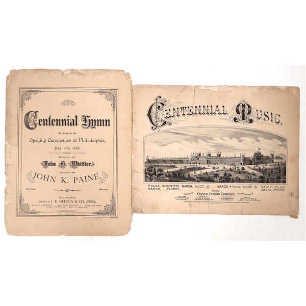 Sheet Music, Centennial Expo, 1876 (2) [192857]