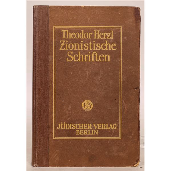 Zionistische Schriften by Herzl, 1905 [186115]
