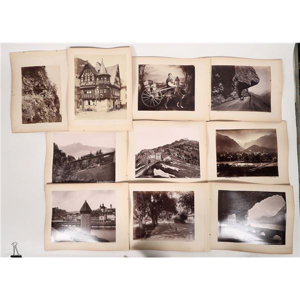 Switzerland, Large Professional Antique Photos, 18 [193536]