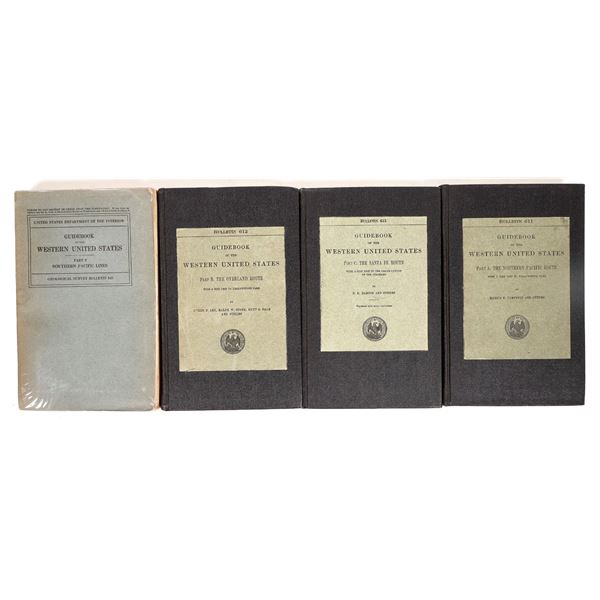 Western U.S. Guidebooks, 4 of 6 volumes [191591]