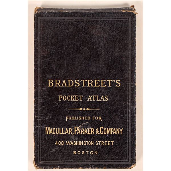 Bradstreet's US Pocket Atlas, 1882, Rare [192183]