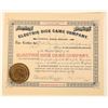 Image 1 : Electric Dice Game Stock, Very Rare, 1893 [191081]