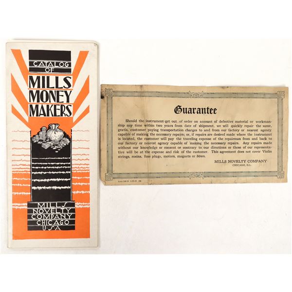 Mills Money Maker Catalog, Rare [192990]