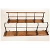 Image 1 : Wood and Metal Coat Rack Pair [190803]