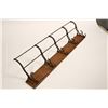 Image 3 : Wood and Metal Coat Rack Pair [190803]
