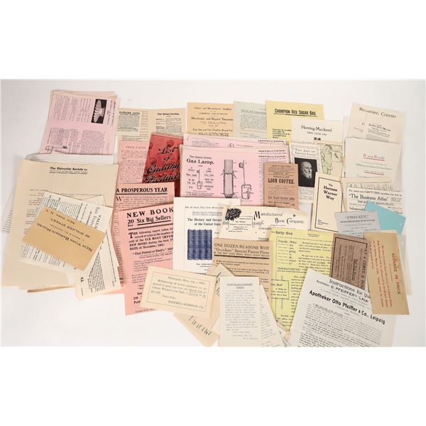 Billheads & Ads 1890-1905 Grab Bag [193326]