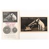Image 1 : Victor Talking Machine Pamphlet Pair, Rare [192835]